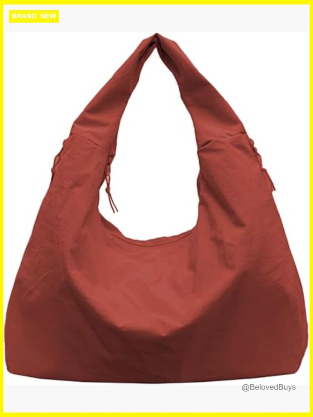 Large Slouchy Nylon Tote Shoulder Bag Travel Gym Work Casual